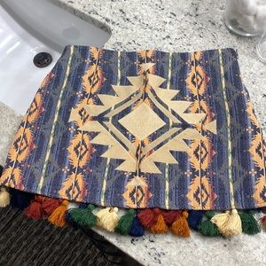 Judith March tassel skirt